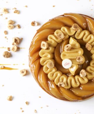 Tarte poire caramel